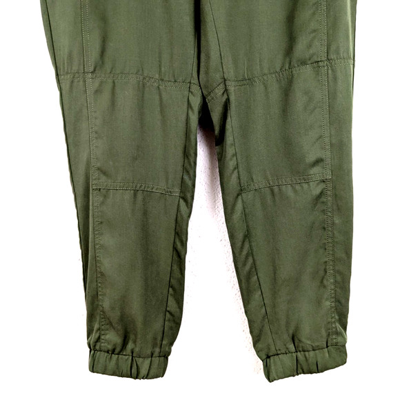 Banana Republic sz S Jogger Pants green 100% lyocell pull on women 1569 - Picture 3 of 7